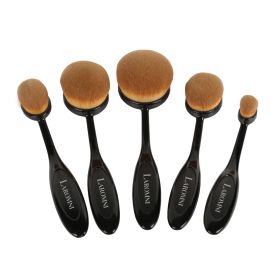 10-PCS Oval-Shaped Makeup Brush Set