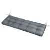 Bench Seat Cushion For Indoor Outdoor Furniture Non Slip Long Chair Cushion with Ties Strap Waterproof Swing Cushion 51.18x19.68IN For Garden Patio Ba